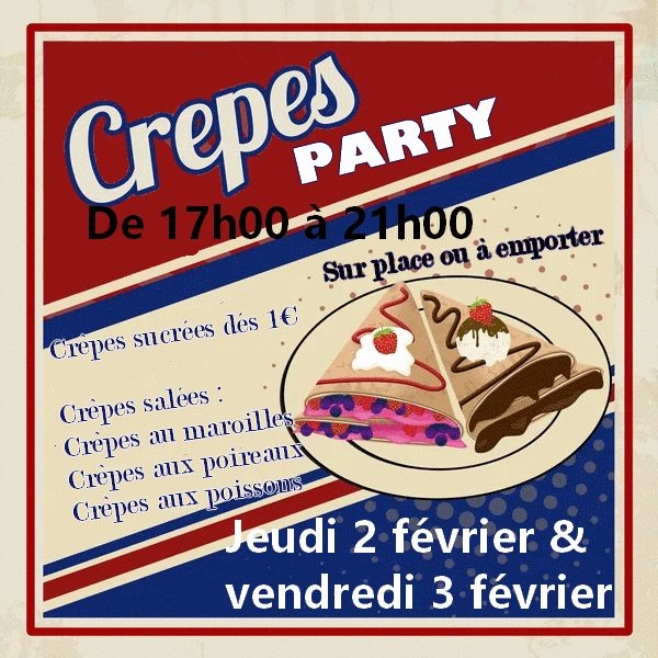 Affiche Crêpe party – L'Atelier du Poster